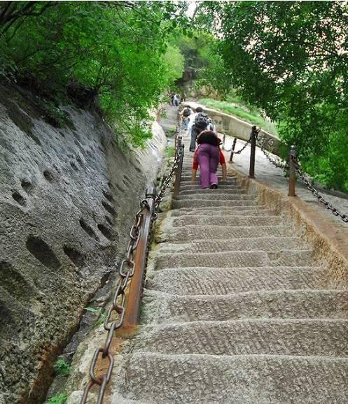 华山徒步登山路线图及攻略（华山游玩新攻略）