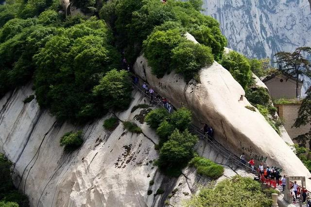 华山徒步登山路线图及攻略（华山游玩新攻略）