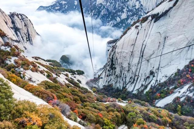 华山徒步登山路线图及攻略（华山游玩新攻略）